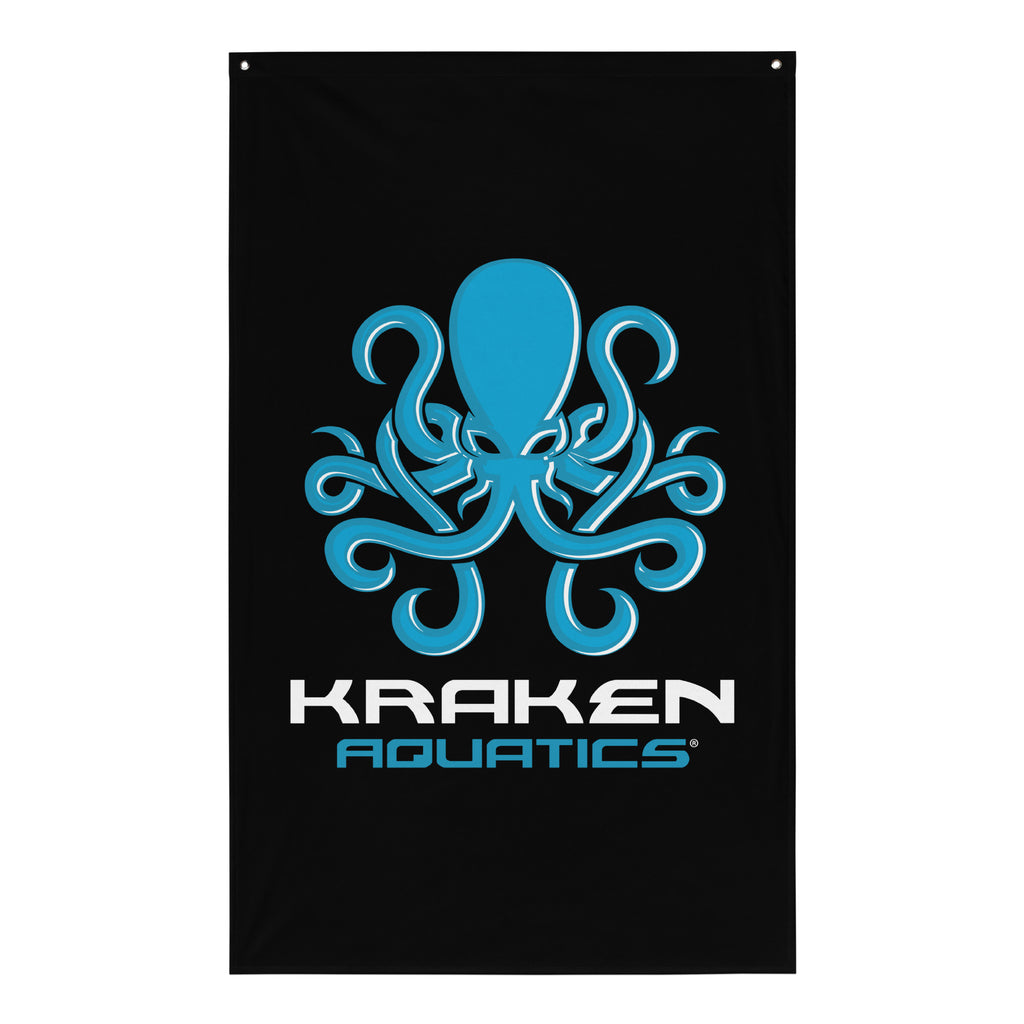 Kraken Logo Flag (Vertical)