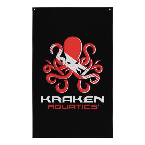 Kraken DIVER Logo Flag (Vertical)