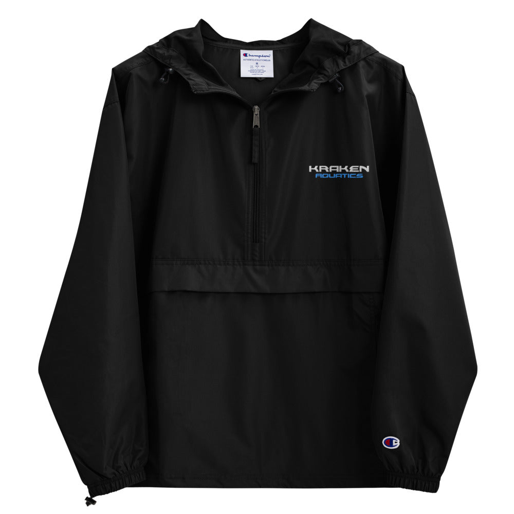Rain Jacket Pullover Windbreaker With Front Pocket Packable Half